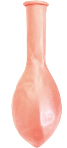 Ballon en latex rose gold avec effet nacré 30 cm