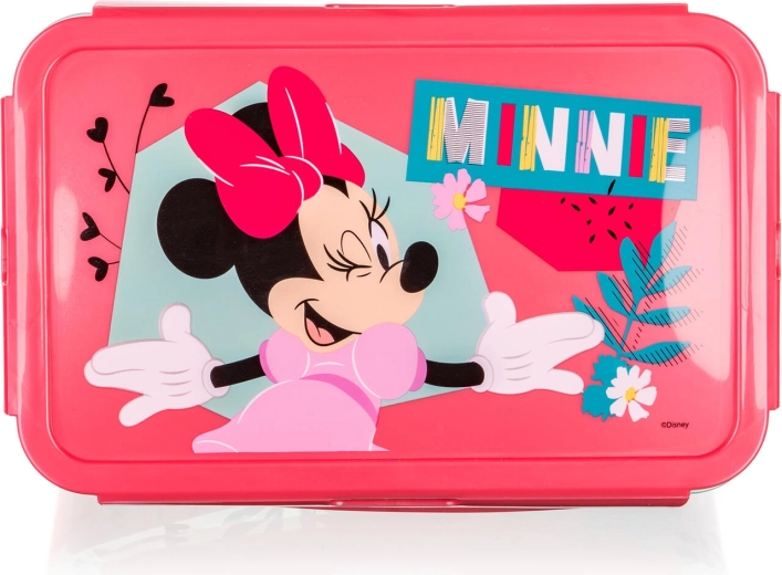Boîte à goûter MINNIE 1,19 l avec fermeture à clips