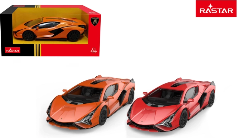 Voiture miniature en métal Lamborghini Sián 1:43 Rastar rouge - 1 pièce