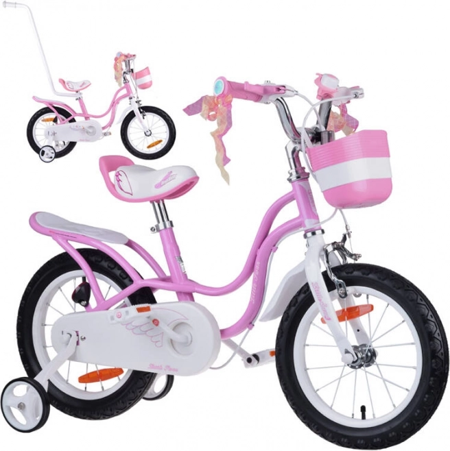 Vélo pour enfants 14" Little Swan avec panier et petites roues ROYALBABY – Little