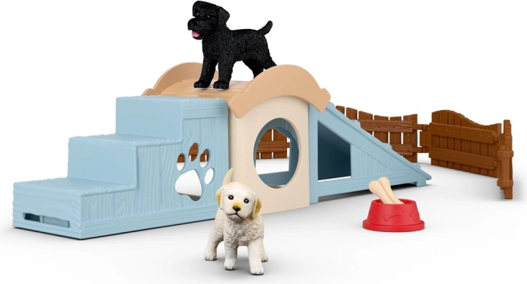 Terrain de jeu pour chiots SCHLEICH Farm World