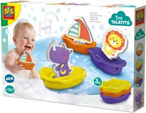 SES Bateaux de bain colorés – animaux de safari