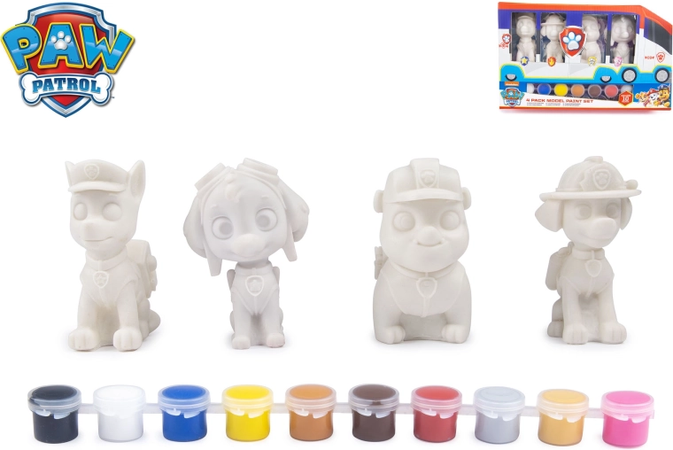 Pat’Patrouille – kit de peinture de figurines 4 pcs