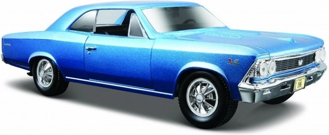 Modèle Chevelle SS 396 de Chevrolet, bleu, 1966