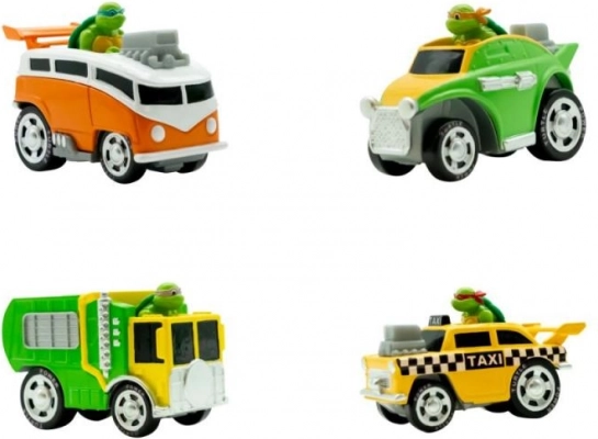 Voitures métalliques Tortues Ninja 1:64
