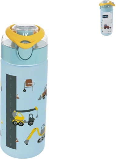 Bouteille enfant en tritan 0,5 l avec bouchon saga – voitures