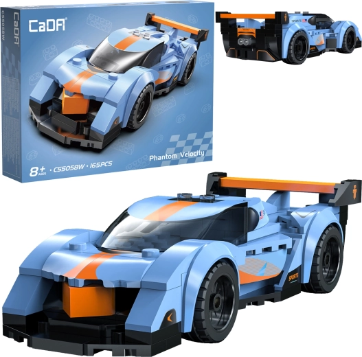 Jeu de construction CADA voiture de course Phantom Velocity 165 pièces