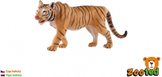 Figurine en plastique tigre – modèle réaliste 13,5 cm
