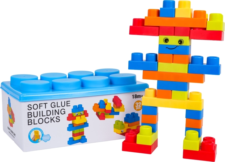 Set de blocs de construction souples 32 pcs