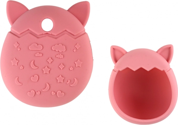 Étui en Silicone Rose Poudré pour Tamagotchi