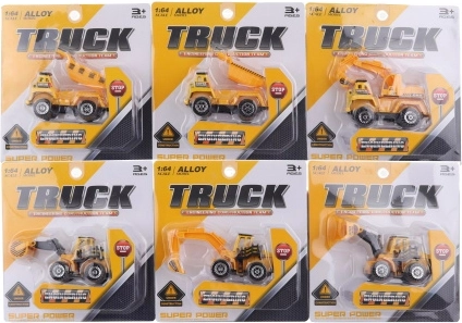 Camion de chantier en métal 9 cm