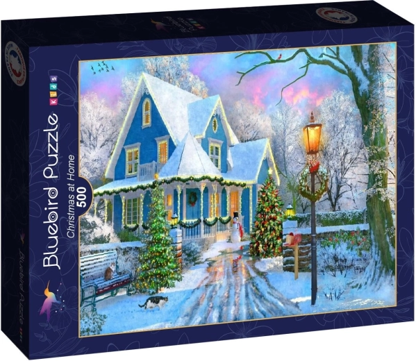 Puzzle Bluebird Doma o Vánocích 500 pièces - 1 pièce