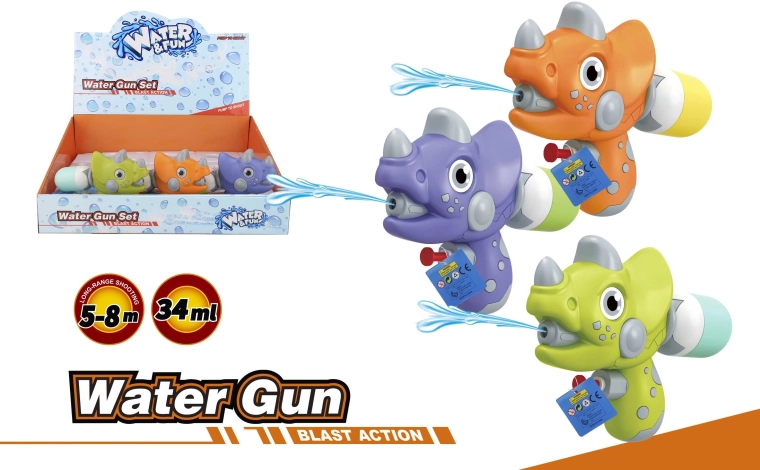 Pistolet à eau dinosaure