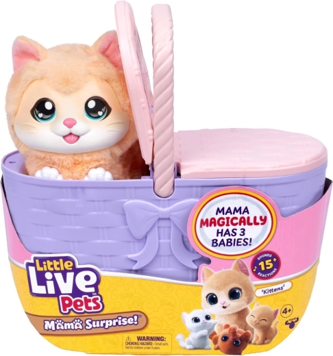 Little Live Pets Mama Surprise, petit chat interactif
