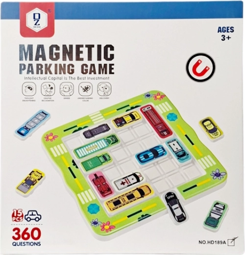 Jeu de logique magnétique : Au parking