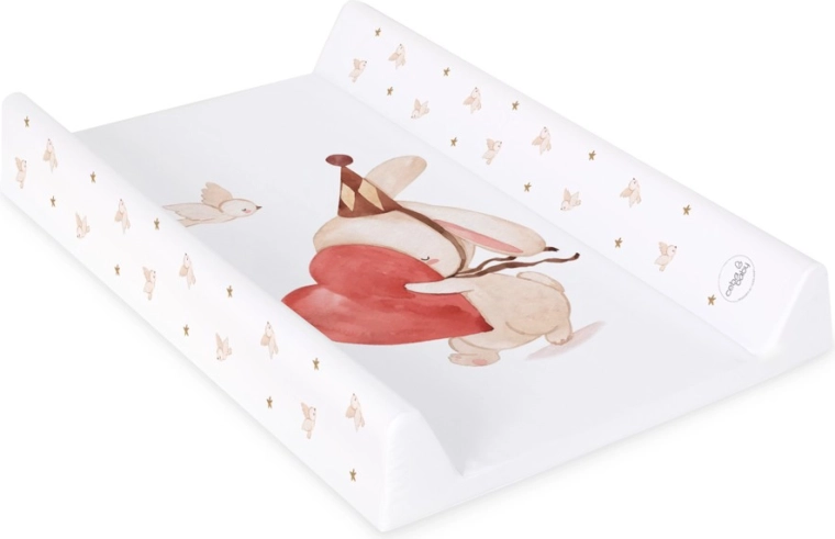 Ceba Baby matelas à langer pour lit bébé avec planche rigide Ultra Light Pierrot 50 × 70 cm