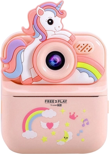 Appareil photo numérique pour enfants FREEON Free2Play à impression instantanée Unicorn