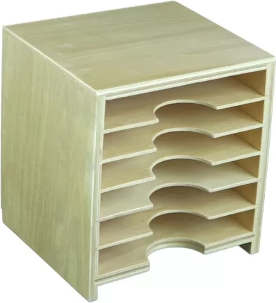 Commode de rangement pour cartes géométriques - 1 pièce