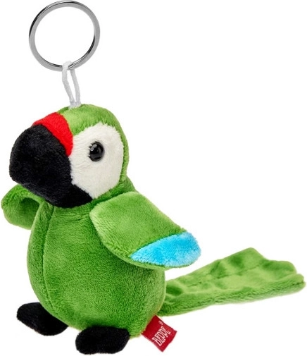 Pendentif ara vert 11 cm