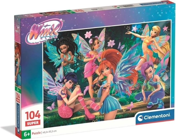 Puzzle Clementoni Super Winx 104 pièces