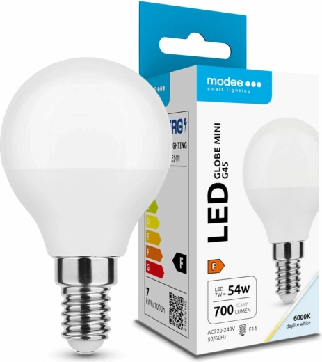 Ampoule LED G45 7 W E14 blanc froid 700 lm Modee Lighting