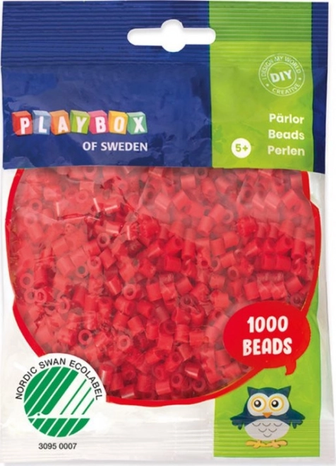 Perles à repasser Rouges 1000 pcs