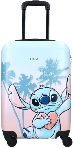 Valise de voyage rigide à roulettes Stitch