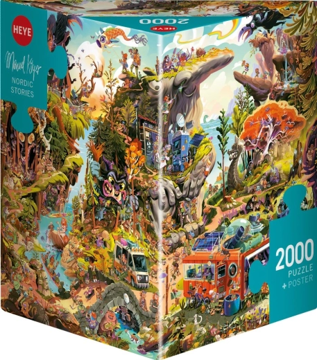Puzzle Heye Histoires nordiques de 2000 pièces