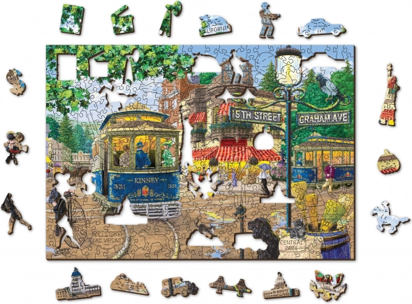 Puzzle en bois Rue victorienne XL