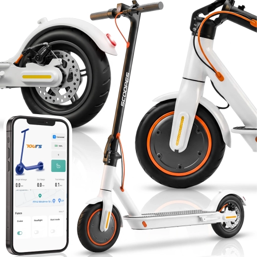 Trottinette électrique UrbanEvo 350 W 7,8 Ah blanche