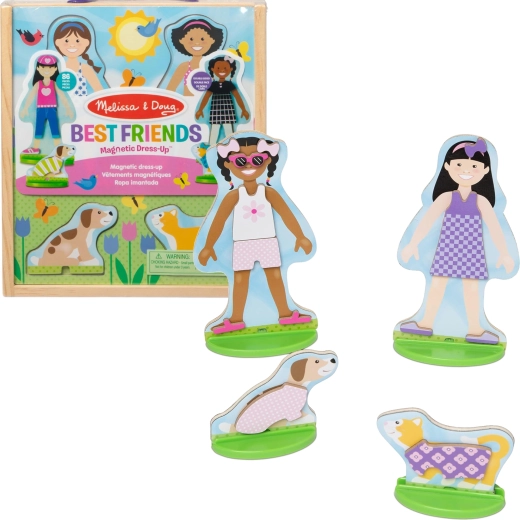 Poupées magnétiques à habiller Melissa & Doug Best Friends