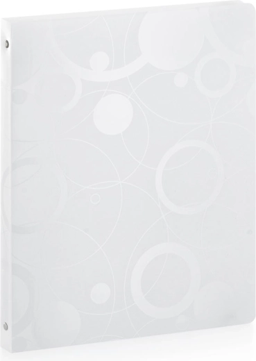 Classeur à anneaux A4 noir et blanc