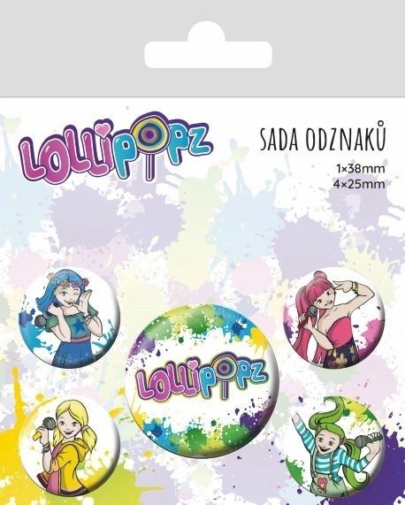Set de badges Lollipopz