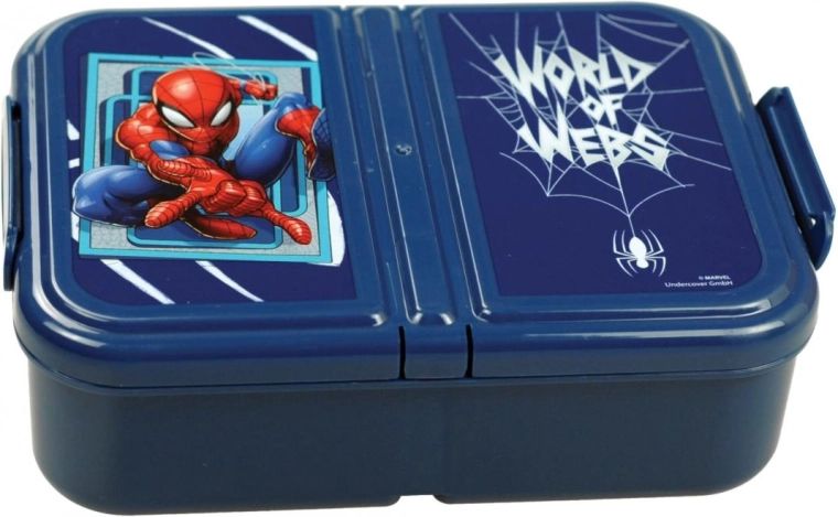 Boîte à goûter Spiderman à plusieurs compartiments