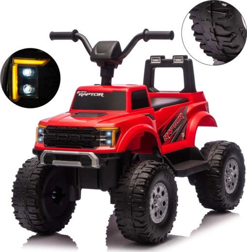 Voiture électrique Milly Mally Ford F-150 Raptor rouge