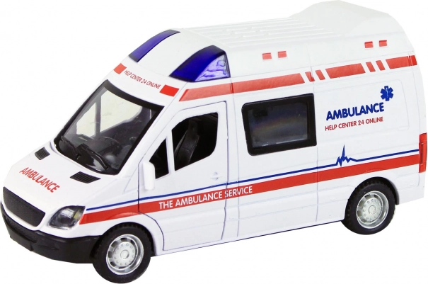 Jouet ambulance avec son et lumière