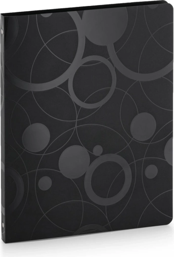 Classeur Black and White noir A4