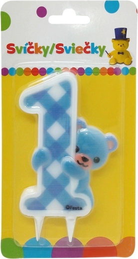 Bougie Ourson Jumbo pour Garçons