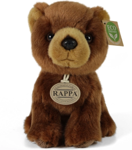 Ours en peluche marron Rappa 18 cm ami écologique
