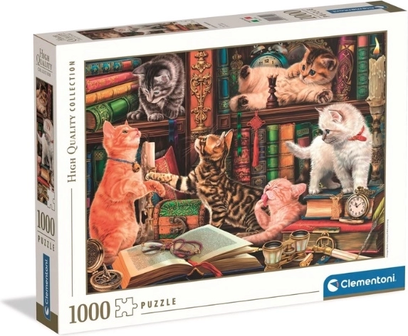 Puzzle Clementoni High Quality 1000 pièces Curious Whiskers