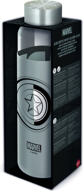 Bouteille en verre avec housse en silicone 585 ml MARVEL