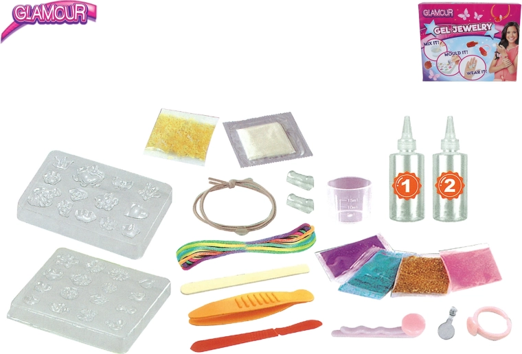 Glamour kit créatif pour fabriquer des bijoux en boîte