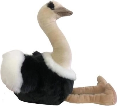Peluche autruche 36 cm avec suspension