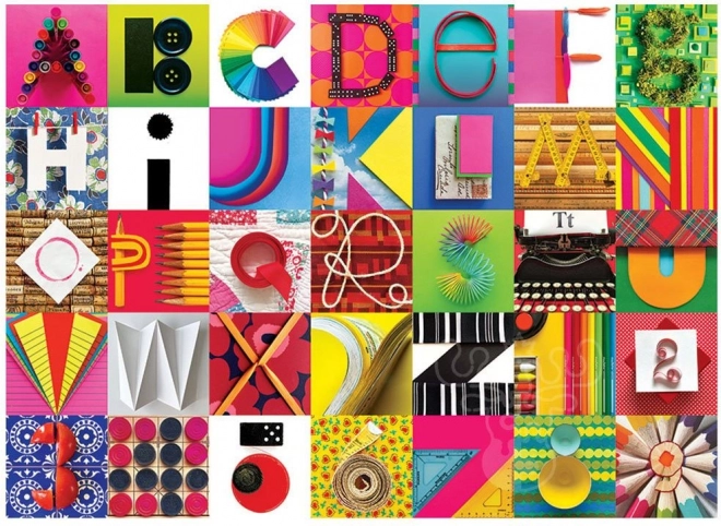 Puzzle Cobble Hill Alphabet trouvé 1000 pièces