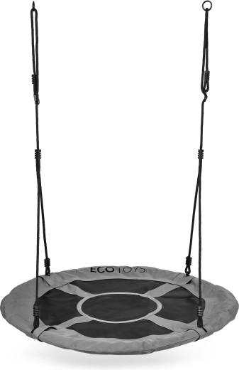 Balançoire nid de jardin 100 cm, grise ECOTOYS