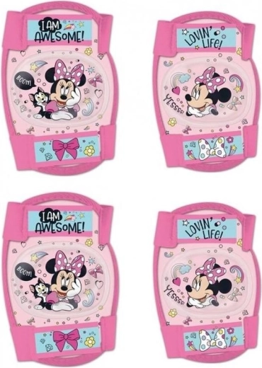 Ensemble de protections pour enfants genoux et coudes Disney Minnie (4 pcs)
