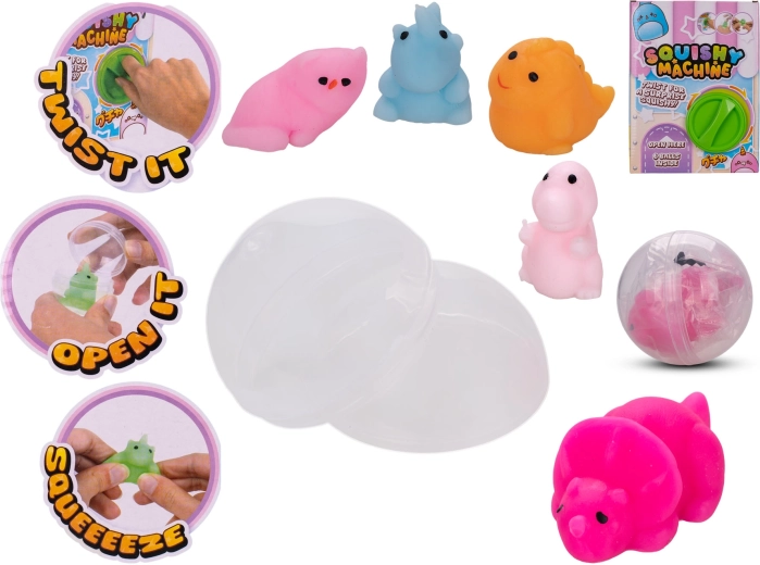 Figurines kawaii extensibles – lot de 6