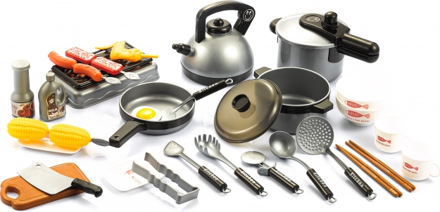 Set de barbecue et cuisine pour enfants, 69 pièces