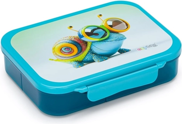 Boîte à goûter compartimentée Crazy Animals – escargot