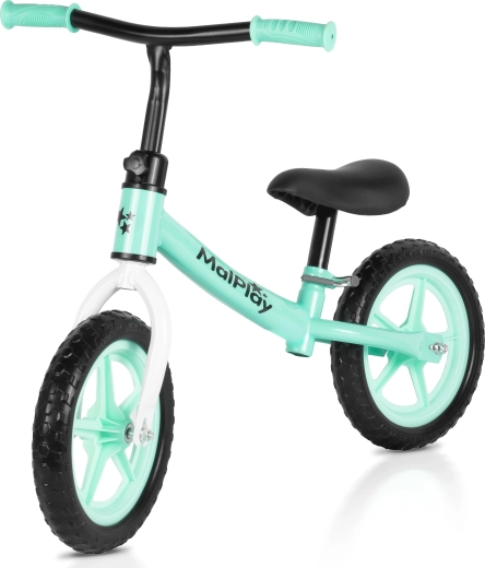 Draisienne FLIKO turquoise et blanche